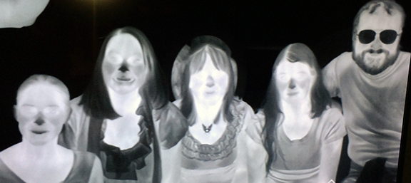 Heat sensor image of the Mantle Processes Group.
